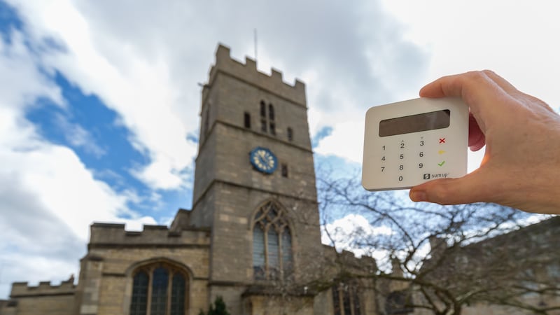 The Church of England is making portable card readers available to more than 16,000 churches, cathedrals and religious sites.