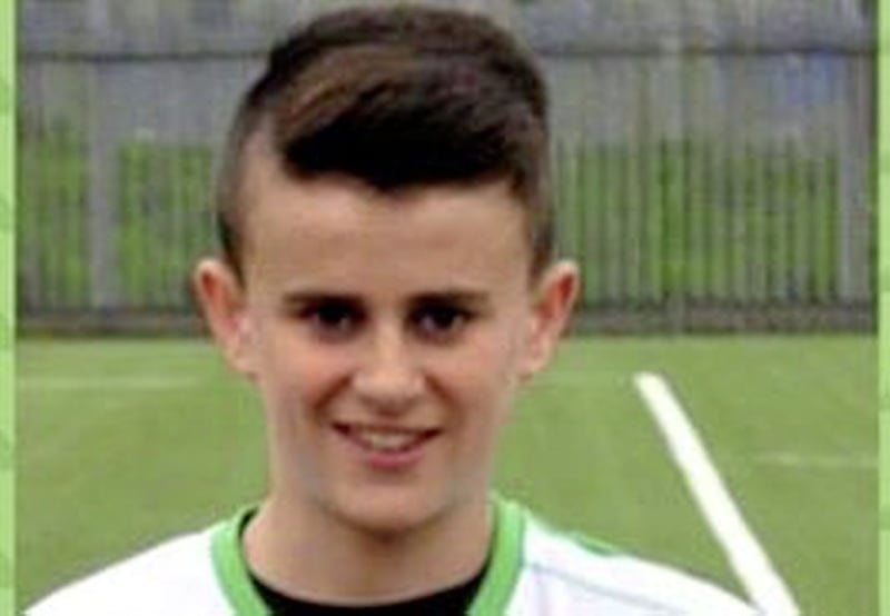 Declan Cavanagh as a young player for Celtic Boys 