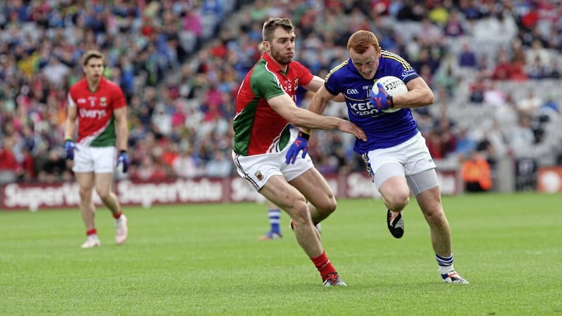 Former Mayo midfielder Seamus O'Shea (left) says the stakes are not high enough in the round-robin series of the All-Ireland SFC 