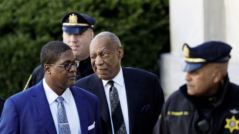 Bill Cosby arrives for a pretrial hearing in his sexual assault case at the Montgomery County Courthouse in Pennsylvania Picture by Matt Slocum/AP 