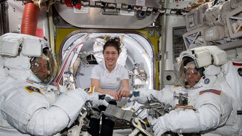 Astronaut Nick Hague will go instead of Anne McClain following a change of spacesuit size requirements.