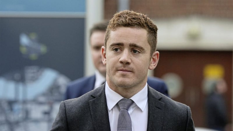 Paddy Jackson at an earlier appearance. Picture by Brian Lawless/PA