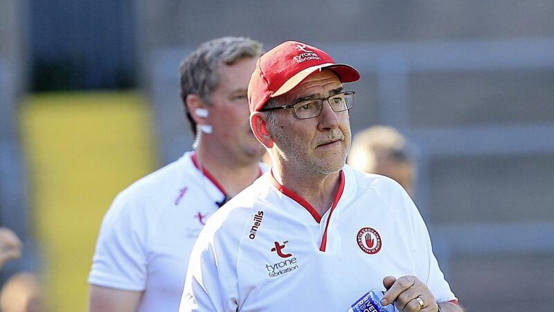 Tyrone boss Mickey Harte will be trying to win a fourth All-Ireland title against Dublin on September 2 