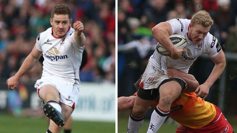 Former Ulster and Ireland players Paddy Jackson and Stuart Olding