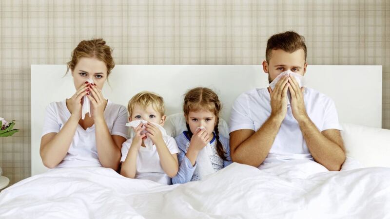 Depending on how far you are away from someone who sneezes, you may breathe in 10,000 virus particles 