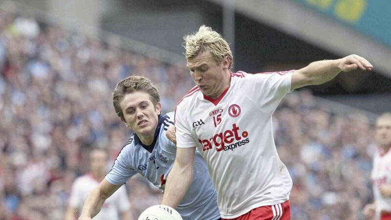 Owen Mulligan in action for Tyrone against Dublin. Pic Philip Walsh 