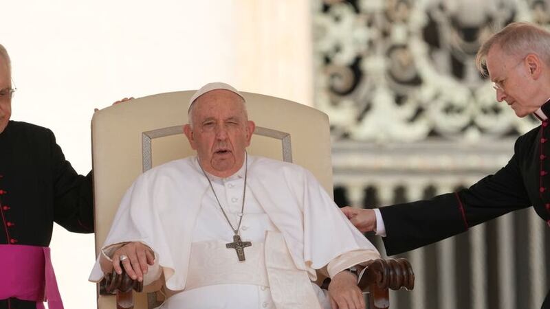 Pope Francis is recovering in hospital (Andrew Medichini/AP)