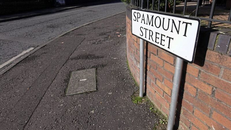 A teenage boy was stabbed at Spamount Street in north Belfast 