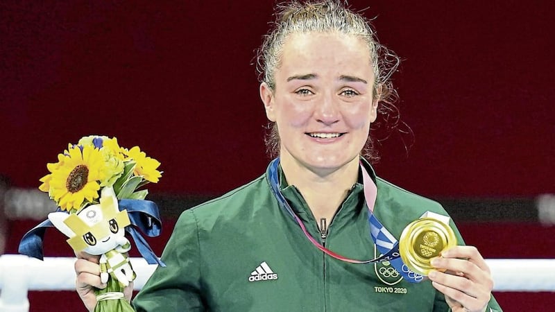 Gold medallist Kellie Harrington 