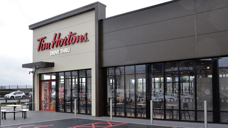 The new Tim Horton&#39;s drive-thru on Boucher Road is the Canadian chain&#39;s sixth outlet in the north. 