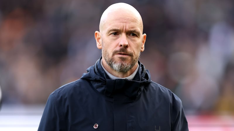 Manchester United manager Erik ten Hag has come under pressure this season (Kieran Cleeves/PA)