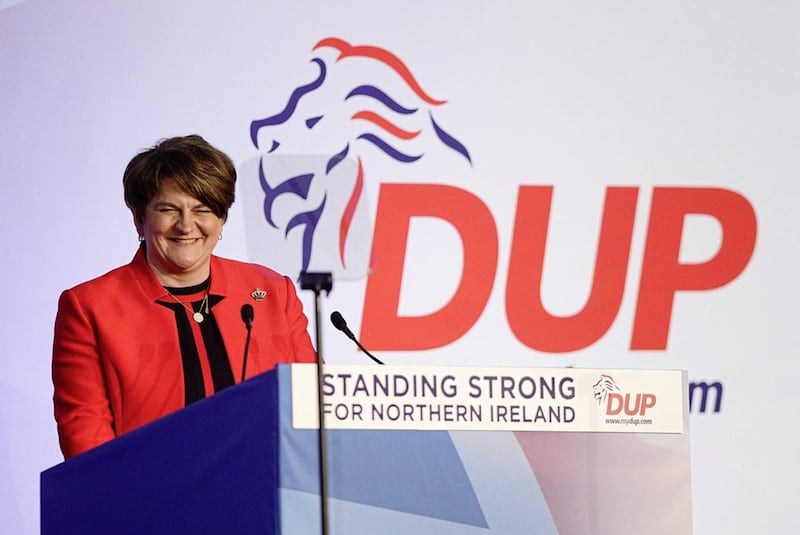 Arlene Foster served as first minister for 12 months before the institutions collapsed. Picture by Arthur Allison/Pacemaker Press 