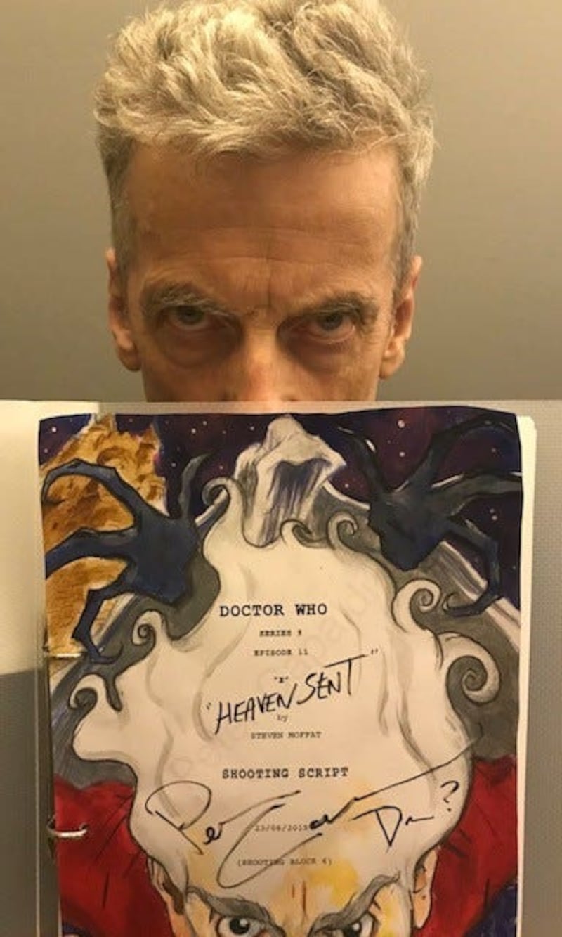 Peter Capaldi illustration donated to charity auction