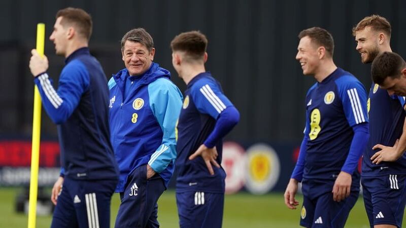 Scotland assistant manager John Carver is in bullish mood (Andrew Milligan/PA)
