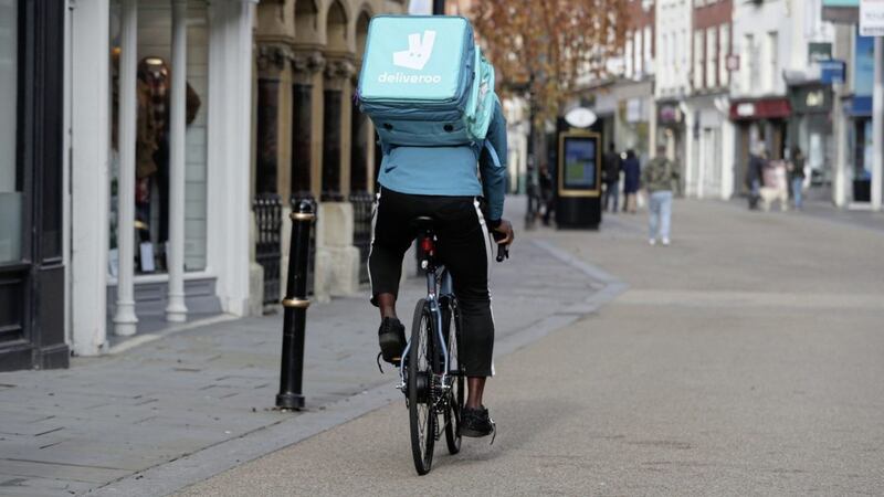 Deliveroo is aiming for a stock exchange valuation of up to &pound;8.8 billion despite never making a profit. Picture by David Davies/PA Wire. 