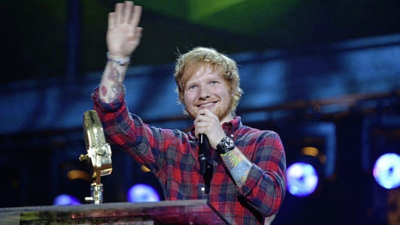 Ed Sheeran waves at all the people whose sofa he has slept on