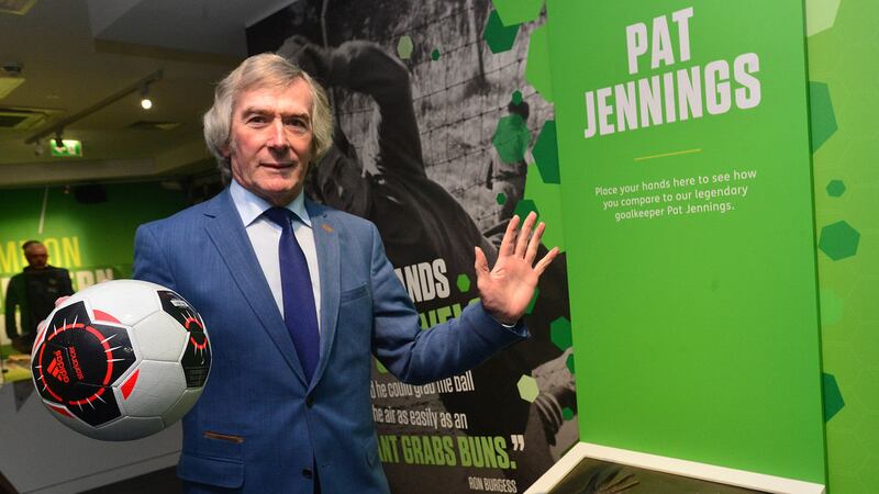 Northern Ireland soccer legend Pat Jennings celebrates his 73rd birthday today.