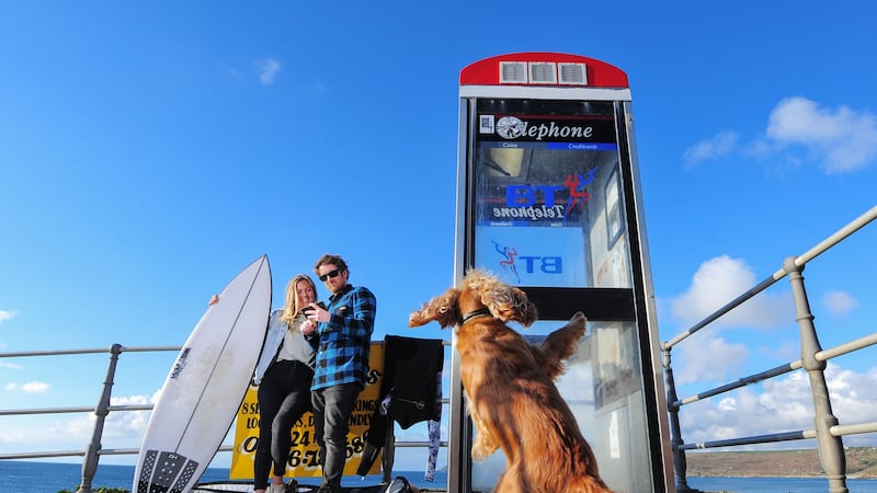 Vodafone has installed 4G technology in old phone boxes in Polzeath and Sennen Cove.