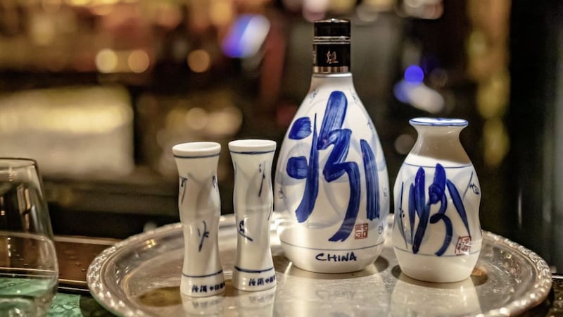 Fenjiu blue Flower &ndash; Qinghua baijiu. Fenjiu is the oldest Chinese producer of baijiu, a drink with more than 6,000 years of history 