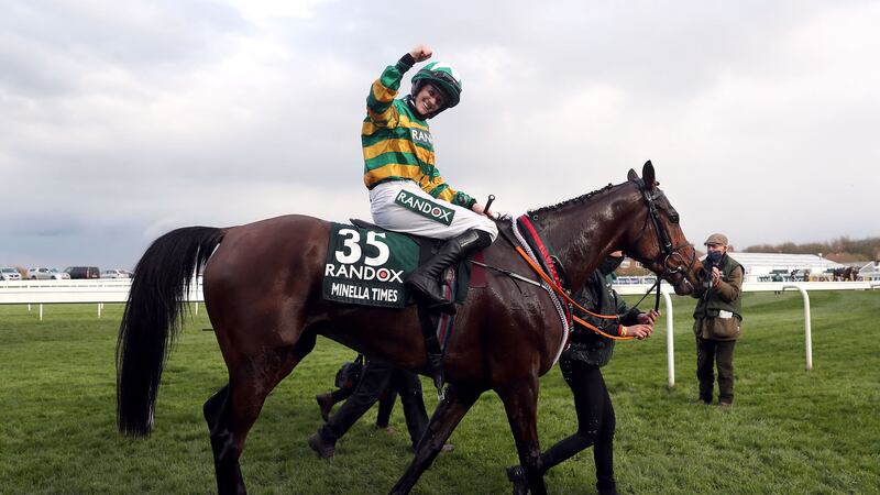 Rachael Blackmore broke new ground in 2021 by becoming the first female jockey to win the Grand National at Aintree on board Minella Times&nbsp;