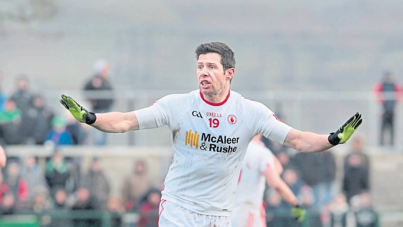 Veteran skipper Sean Cavanagh continues to lead from the front for Tyrone<br />Picture by Margaret McLaughlin