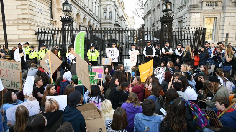 Demonstrations under the Youth Strike 4 Climate banner are taking place across Britain.