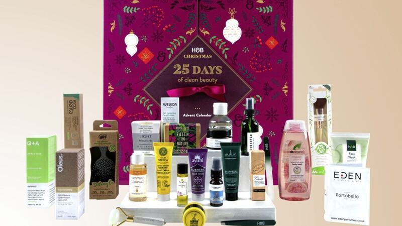 Holland &amp; Barrett 25 Days Of Beauty Advent Calendar, &pound;45, available from Holland &amp; Barrettt 