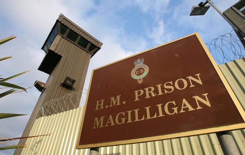 <span style="font-family: Arial, sans-serif; ">Magilligan Prison in Derry.</span>