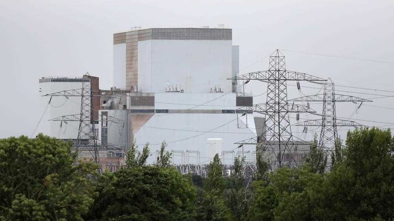 General view of Hinkley Point B power station in Somerset, as energy giant EDF gave the go-ahead for a new nuclear plant in the area. Picture by Andrew Matthews, Press Association            