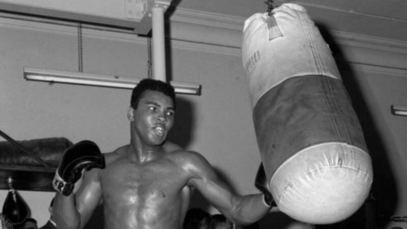 World heavyweight boxing star Muhammad Ali