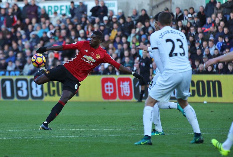 &nbsp;Pogba opened the scoring with an thunderous volley from the edge of the box
