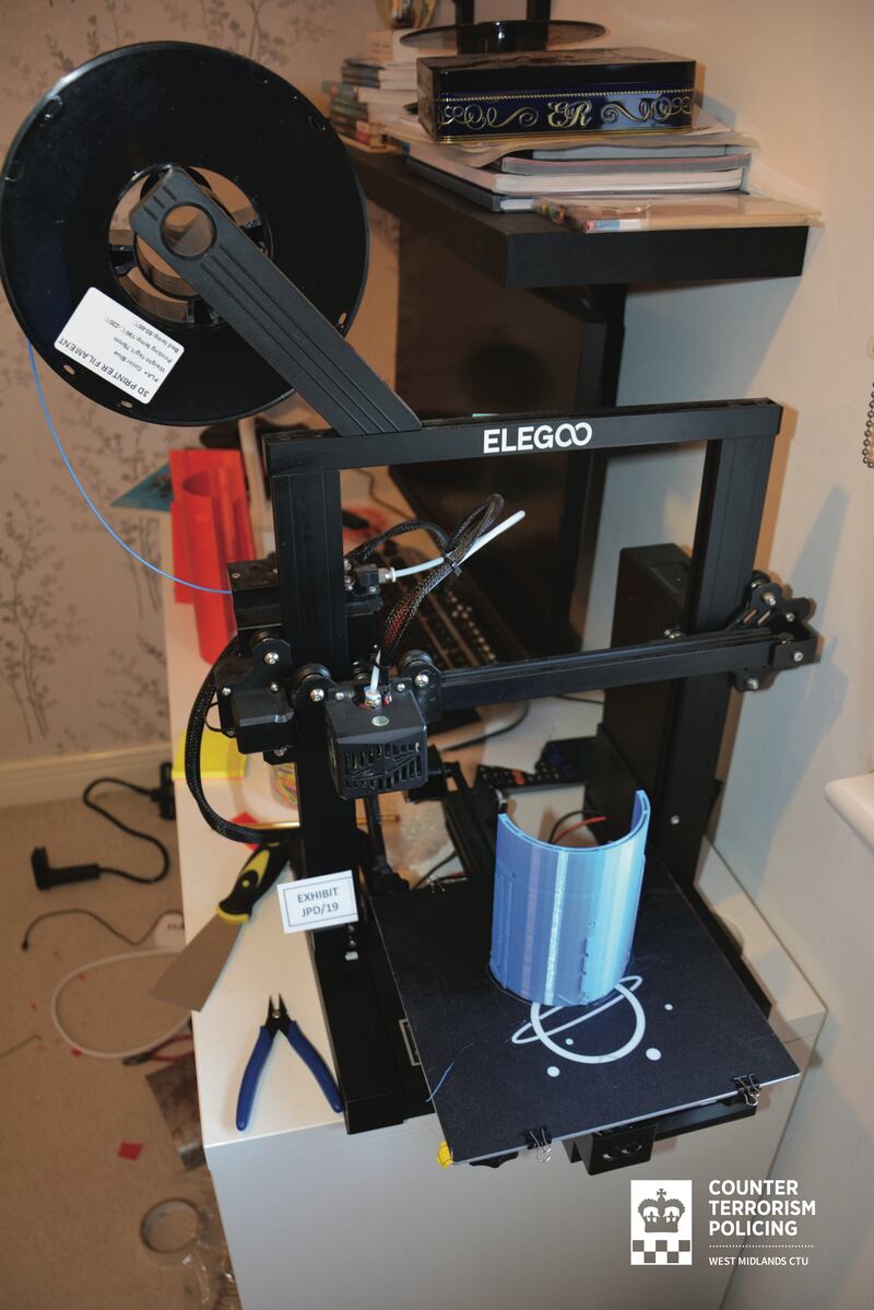 The 3D printer used by Al Bared