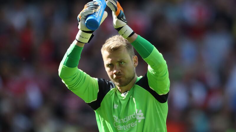 Simon Mignolet will start for Liverpool on Tuesday night, but manager Jurgen Klopp says Loris Karius (below) is now the Reds' number one goalkeeper &nbsp;