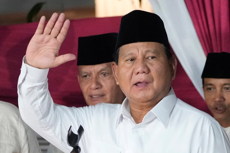 Prabowo Subianto won the election by a substantial margin (AP)
