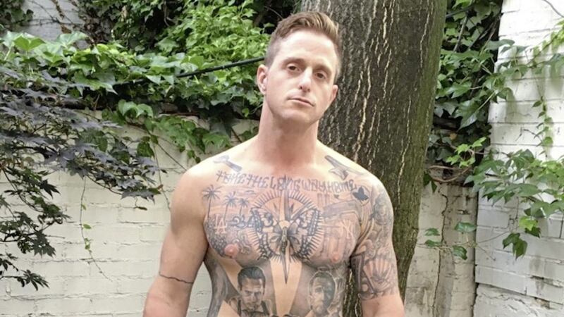 Cameron Douglas shortly after his release from prison in 2016, in a photo which appears in his memoir, Long Way Home 
