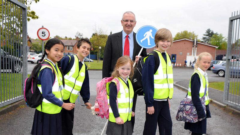 Transport Minister Danny Kennedy pictured in 2012 launching Walk to School Week