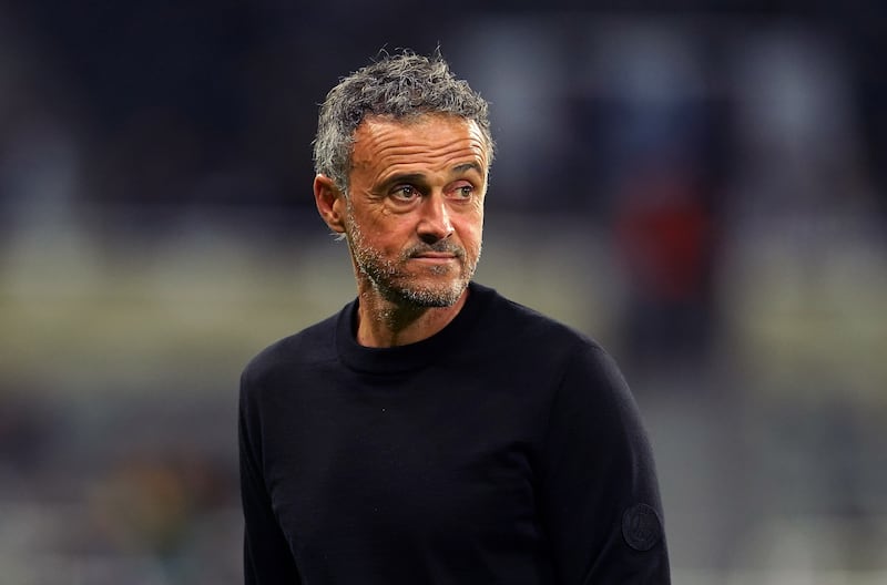 PSG coach Luis Enrique expressed concern over the terror threat
