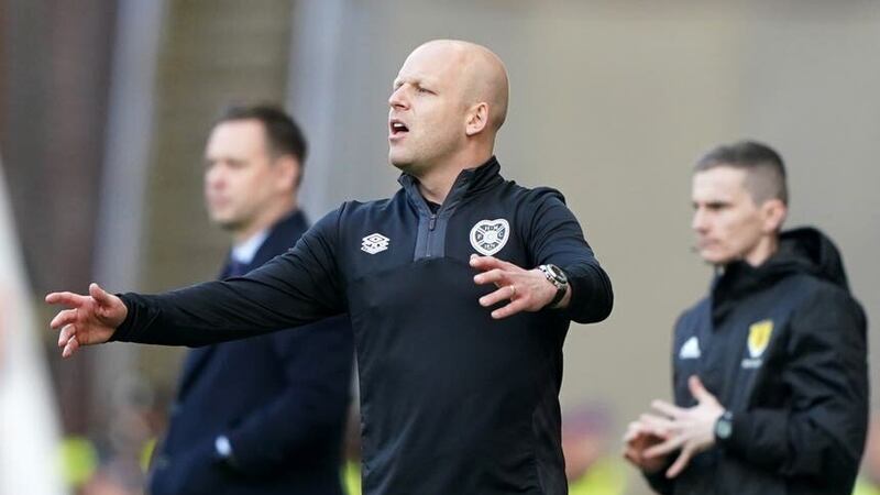 Steven Naismith will continue to lead Hearts (Andrew Milligan/PA)