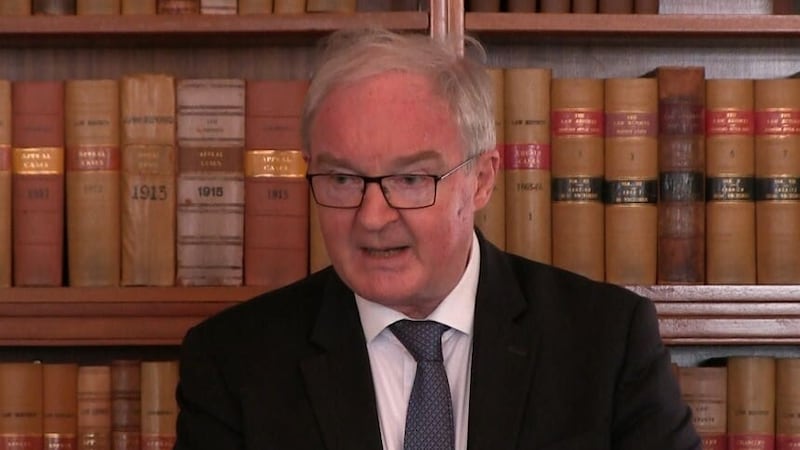 Former Lord Chief Justice Sir Declan Morgan 