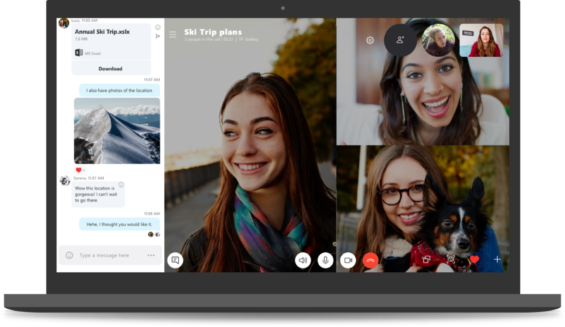 Version 8.0 of Skype. 