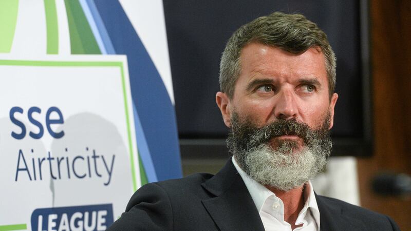 Roy Keane will speak in Armagh on Thursday night at an event organised by his former team-mate Pat McGibbon (below) &nbsp;
