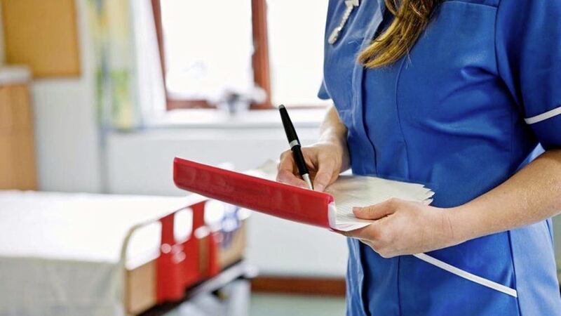 The Nurses' strike action comes amid a dispute with management over pay and staffing levels