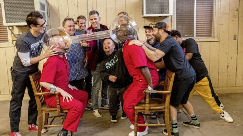 Jackass Forever: Johnny Knoxville, Ehren McGhehey, Preston Lacy, Sean &#39;Poopies&#39; McInerny, Steve-O, Dave England, Wee Man, Dark Shark, Chris Pontius, Jasper and Nick Merlino 