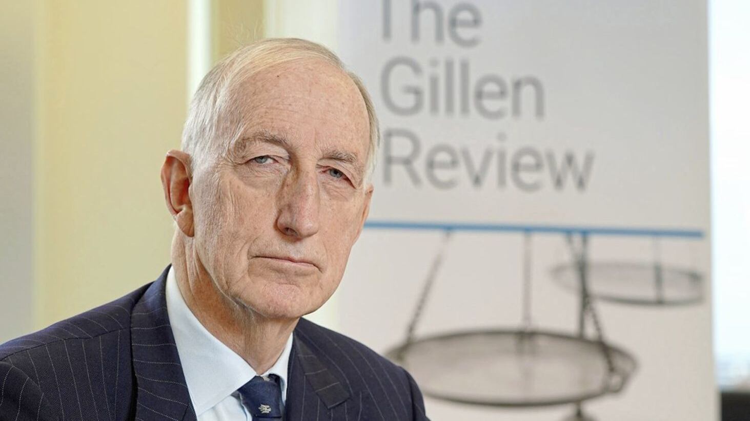 Sir John Gillen, recently retired Court of Appeal Judge, who is leading an independent review into how the law and procedures in Northern Ireland deal with serious sexual offences. Photo by Aaron McCracken. 