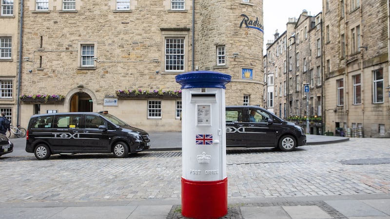 Four postboxes across the UK are being repainted to mark the coronation of King Charles III in London this weekend.