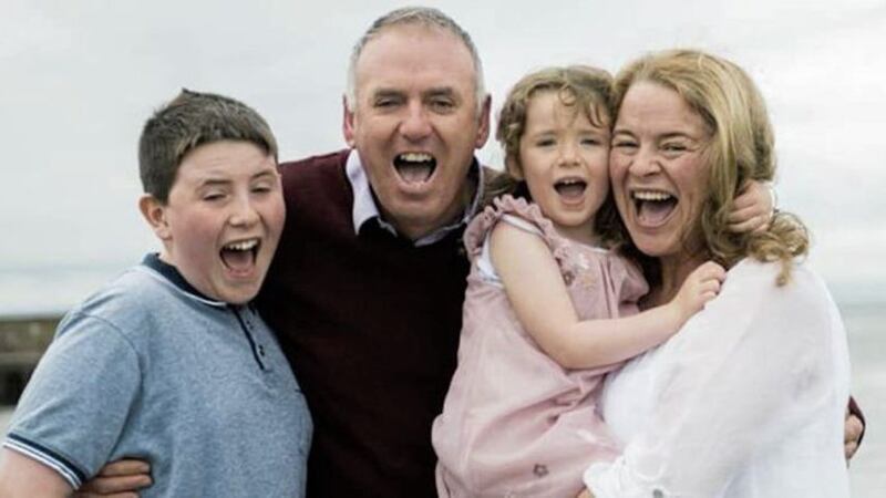 Geraldine Mullan&#39;s husband and children, John, Tom&aacute;s and Amelia died in the Lough Foyle drowning tragedy in August.  