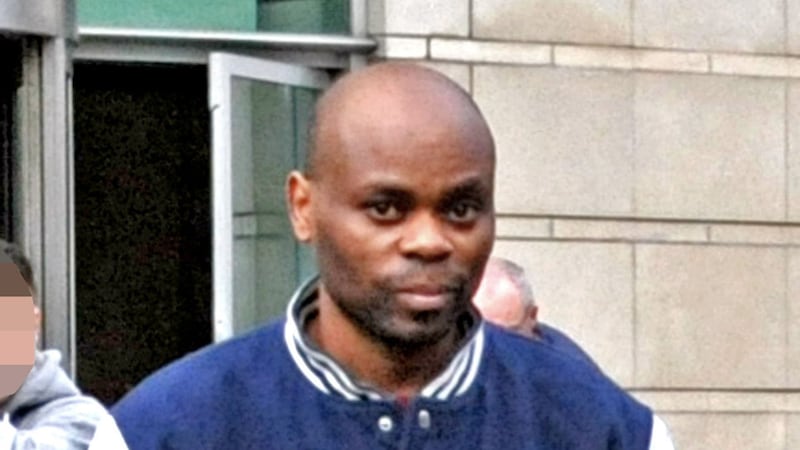 Pondai Bamu (38) leaves Belfast Crown Court following his acquittal&nbsp;