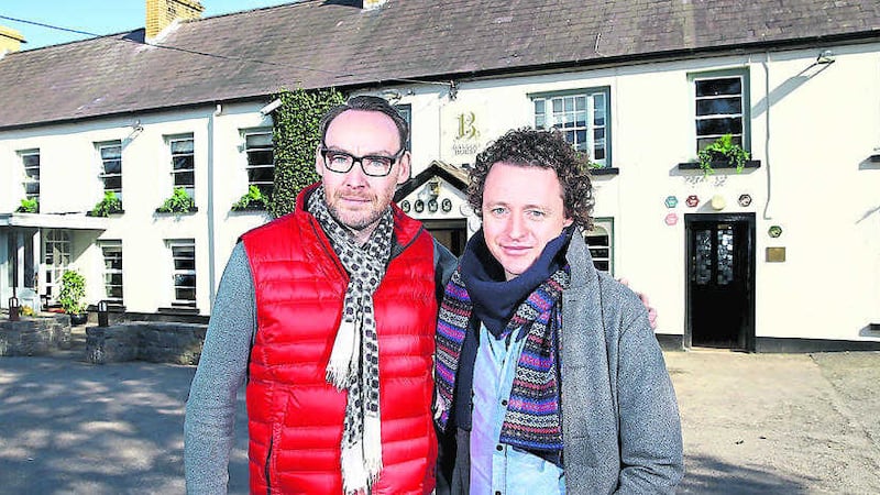 Chefs&nbsp;Danny Miller and Tom Kitchin at Balloo House, Killinchy