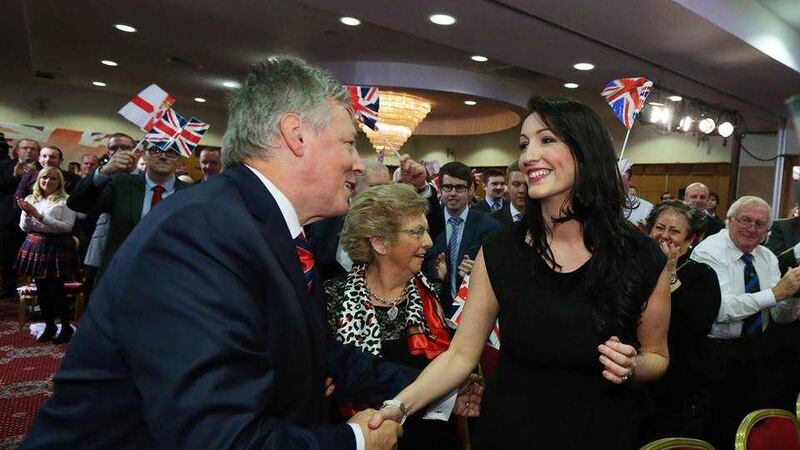 DUP leader Peter Robinson and Emma Pengelly 