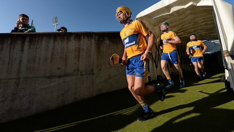 Colm Galvin (forefront) admits it was a risk pairing Davy Fitzgerland and Donal Og Cusack on the Clare management team &nbsp;